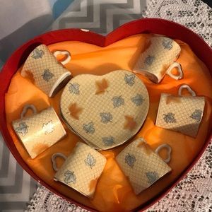 Ceramic 12 pc Coffee Cup & Saucer